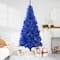 Artificial Tinsel Christmas Tree - 7' - Blue - Unlit